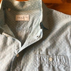 Sandro Men's Button-Down Large